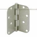 Prime-Line Door Hinge Residential Smooth Pivot, 4 in. with 5/8 in. Radius Corners, Satin Nickel 3 Pack U 1150953